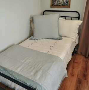 Elegant Light Blue Bedding Set